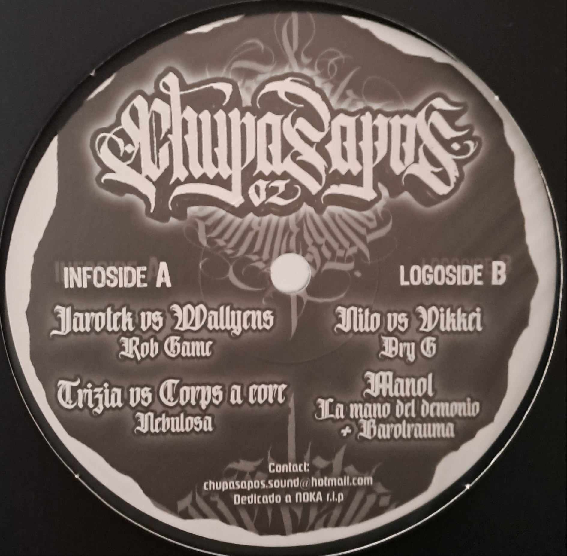 Chupasapos 02 - vinyle freetekno
